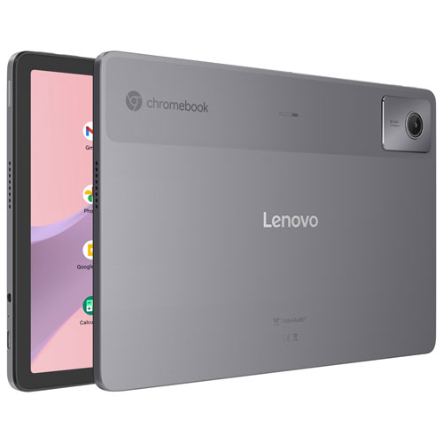 Chromebook amovible de 11 po Duet de Lenovo avec 3 mois de forfait Google AI Pro, clavier et stylet (Kompanio 838 de MediaTek/eMMC 128 Go/RAM 8 Go)