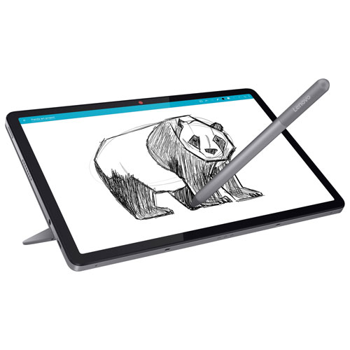 Chromebook amovible de 11 po Duet de Lenovo avec 3 mois de forfait Google AI Pro, clavier et stylet (Kompanio 838 de MediaTek/eMMC 128 Go/RAM 8 Go)