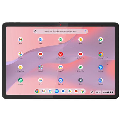 Chromebook amovible de 11 po Duet de Lenovo avec 3 mois de forfait Google AI Pro, clavier et stylet (Kompanio 838 de MediaTek/eMMC 128 Go/RAM 8 Go)
