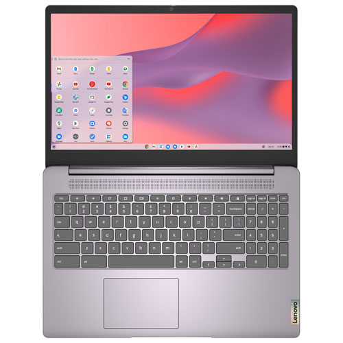 Chromebook de 15,6 po IdeaPad 3i de Lenovo avec Gemini et 3 mois de forfait Google AI Pro (Celeron N4500 d'Intel/eMMC 64 Go/RAM 4 Go)
