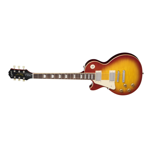 Epiphone Les Paul Standard 50s Figured Electric Guitar with Gigbag - Washed Cherry Sunburst