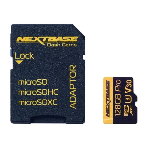 Refurbished Nextbase - 128GB U3 MicroSD Memory Card for Dash Cams