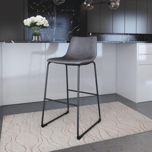 Smart Barstool Charcoal