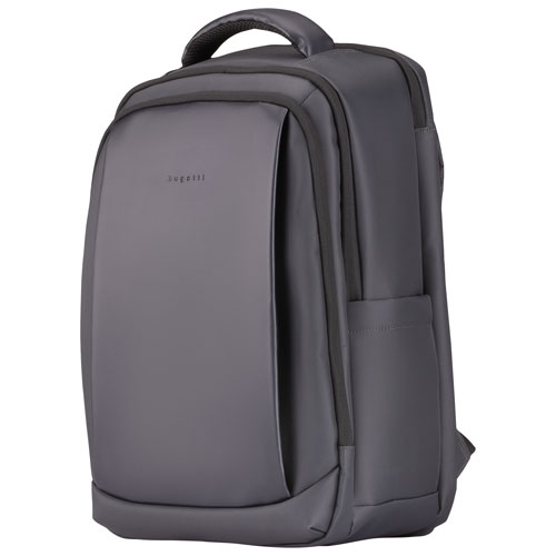 Bugatti Adrian 15.6" Laptop Commuter Backpack - Charcoal