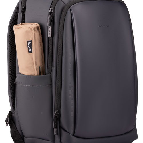 Bugatti Adrian 15.6" Laptop Commuter Backpack - Charcoal