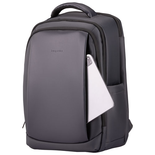 Bugatti Adrian 15.6" Laptop Commuter Backpack - Charcoal
