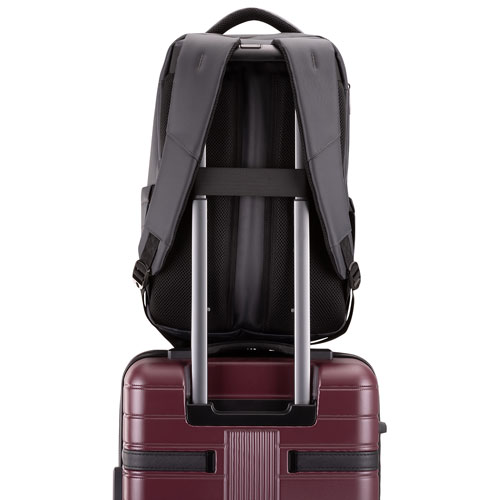 Bugatti Adrian 15.6" Laptop Commuter Backpack - Charcoal