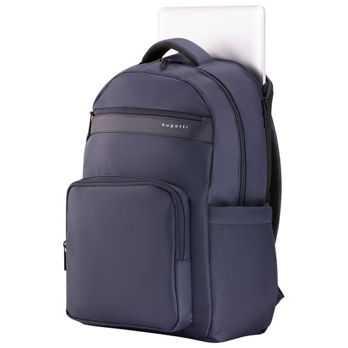 Bugatti Cooper 15.6" Laptop Commuter Backpack - Navy
