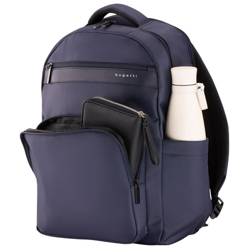 Bugatti Cooper 15.6" Laptop Commuter Backpack - Navy
