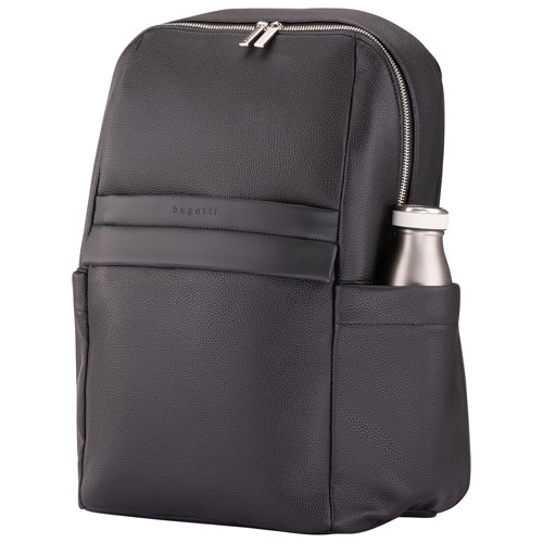 Bugatti Manhattan 15.6" Laptop Commuter Backpack - Black