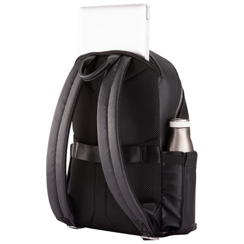 Bugatti Manhattan 15.6" Laptop Commuter Backpack - Black