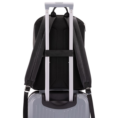 Bugatti Manhattan 15.6" Laptop Commuter Backpack - Black