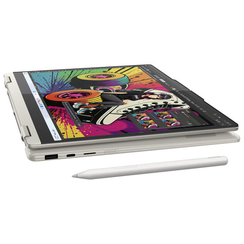 Portable à écran tactile 2-en-1 de 14 po Yoga 7 Copilot+ PC de Lenovo - Coquillage