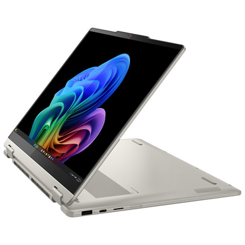 Portable à écran tactile 2-en-1 de 14 po Yoga 7 Copilot+ PC de Lenovo - Coquillage