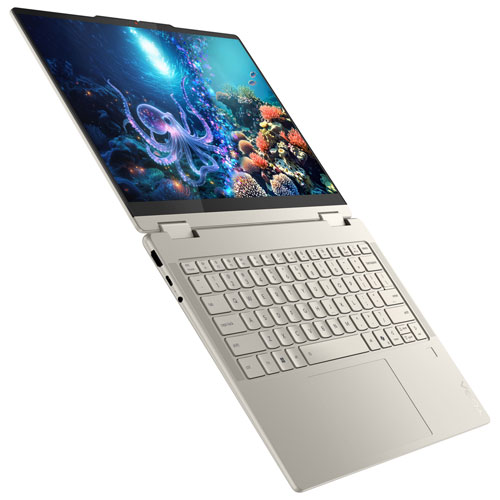 Portable à écran tactile 2-en-1 de 14 po Yoga 7 Copilot+ PC de Lenovo - Coquillage