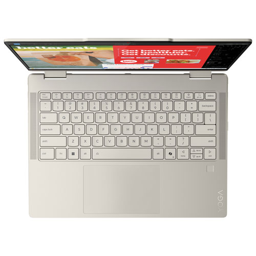 Portable à écran tactile 2-en-1 de 14 po Yoga 7 Copilot+ PC de Lenovo - Coquillage