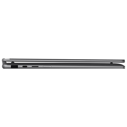 Portable 2-en-1 à écran tactile DELO de 14 po Yoga 7i Copilot+ PC de Lenovo - Gris luna (Core Ultra 7 256V d'Intel/RAM 16 Go/SSD 1 To/Win 11)