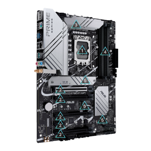 ASUS Prime Z790-P WiFi LGA 1700(Intel® 13th &12th Gen) ATX Motherboard PRIME-Z790-P-WIFI by ASUS - Refurbished condition - Image 2