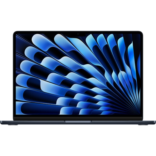 Image 1 of 1.. Refurbished - Apple Macbook Air w/ Touch ID (Fall 2024) - Midnight 13.6" - Midnight (Apple M3 / 16 GB RAM / 256 GB SSD / MacOS)
