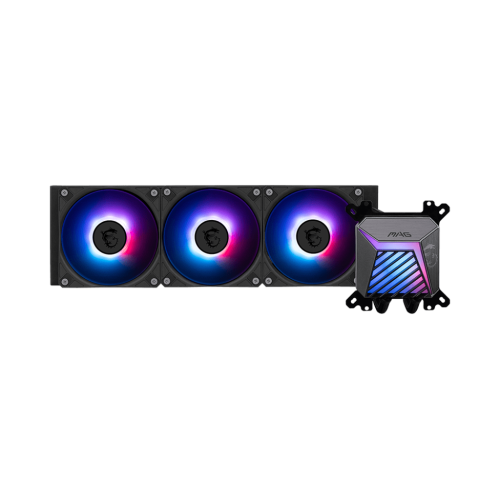 MSI MAG CORELIQUID A15 360 - Refroidisseur liquide de processeur ARGB tout-en-un - Radiateur 360&nbsp;mm - Compatible LGA 1851 - Ventilateurs à