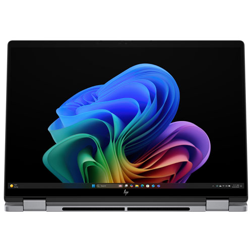 HP 16" OLED 2-in-1 Copilot+ PC Laptop - Glacier Silver (Ryzen Ai 7 350/32GB RAM/1TB SSD)
