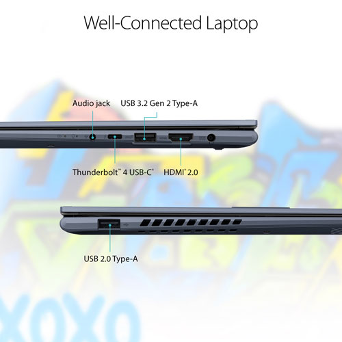 ASUS Vivobook S 14 Flip 14" Touchscreen Business Laptop - Quiet Blue (Intel Ci7-13620H/16GB RAM/1TB SSD)