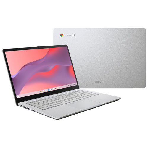 Chromebook à écran tactile de 14 po CX14 d'ASUS - Gris pur