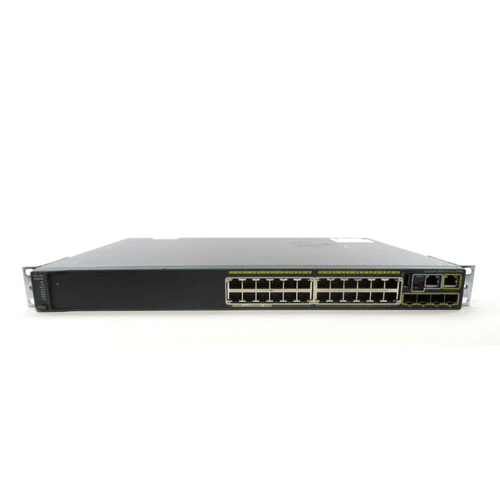 REFURBISHED GOOD Cisco WS-C2960S-24PS-L 24 Port PoE Gigabit Switch WITH STACK PORT