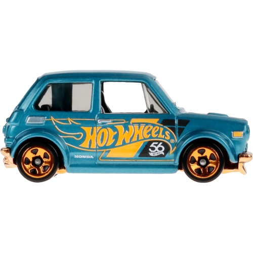 MATTEL  Hot Wheels 1:64 Scale Die-Cast Toy Car Or Truck With Turquoise- & Copper-Colored Custom 70 Honda N600