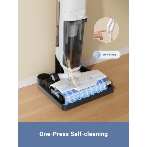 Dreame K10 Wet/Dry Cordless Vacuum Mop with Self-Washing, 8.38 lbs Lightweight Floor Washer, 30 min Runtime, Edge Cleaning Great for Hardfloor,