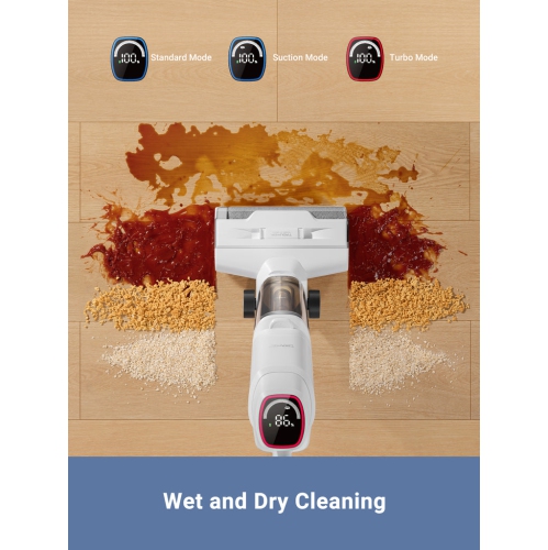 Dreame K10 Wet/Dry Cordless Vacuum Mop with Self-Washing, 8.38 lbs Lightweight Floor Washer, 30 min Runtime, Edge Cleaning Great for Hardfloor,