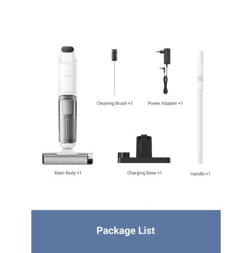 Dreame K10 Wet/Dry Cordless Vacuum Mop with Self-Washing, 8.38 lbs Lightweight Floor Washer, 30 min Runtime, Edge Cleaning Great for Hardfloor,