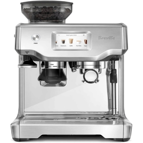 Breville the Barista Touch Espresso Machine with Grinder & Auto Milk Frother, Espresso Maker with Touchscreen & Seconds Heat Up