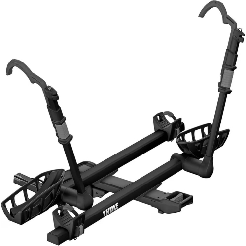 Porte-vélos d'attelage T2 Pro XTR 2 de Thule - Compatible avec les vélos électriques - Installation sans outil - Sans contact avec le cadre - Inclina