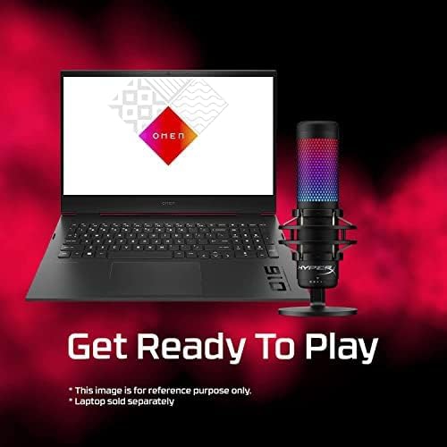 HyperX QuadCast S RGB USB Condenser Microphone with Shock Mount for Gaming, Streaming, Podcasts