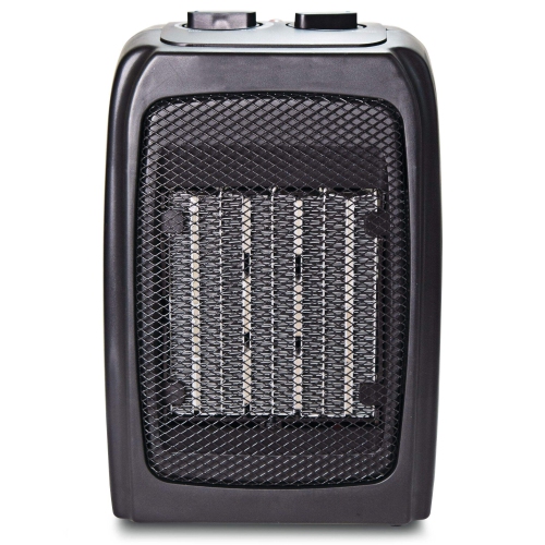 Radiateur portatif en céramique For Living 1500&nbsp;W avec thermostat – Noir