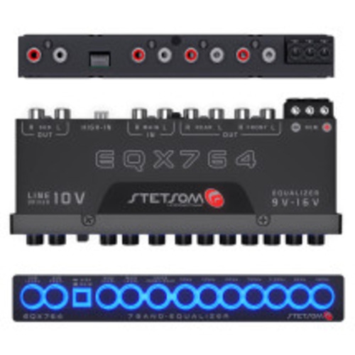 Stetsom EQX764 7 Band Graphic Equalizer