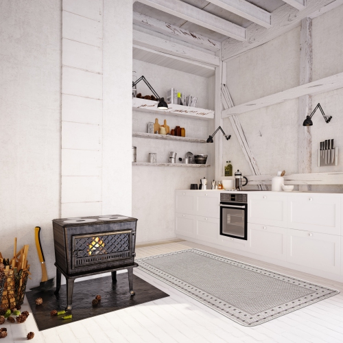 Nadia Tan Polypropylene Rug 2'2" x 3'11"