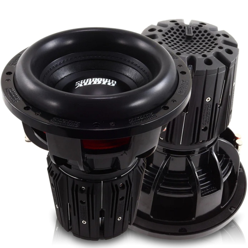 Haut-parleur d'extrêmes graves d'auto 3000 W RMS NS-12 v.6 Nightshade NS-Series 12 po de Sundown Audio - 2 Ohm double