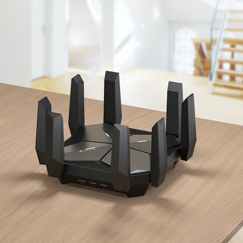 Brand New - TP-Link Archer AXE300 Wireless AXE16000 Quad-Band Wi-Fi 6E Router