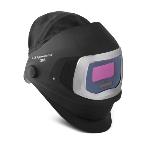 Casque de soudage Speedglas 9100 FX de 3 M avec fenêtres latérales et filtre à assombrissement automatique de taille standard 9100 V -