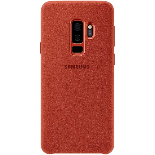 Image 1 of 1.. Samsung Galaxy S9+ Alcantara cover- dark red