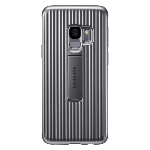 Étui-support protecteur argenté pour Galaxy S9 de Samsung