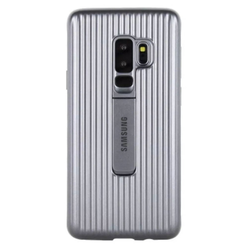 Image 1 de 1.. Étui avec support protecteur pour Galaxy S9+ de Samsung - Argenté