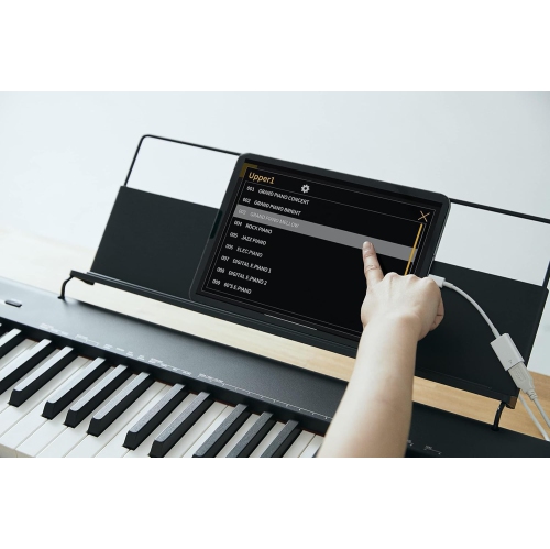 Casio CDP-S110 Digital Piano – Black, 88 keys with Scaled Hammer Action Keyboard II, Built-in Speakers, Connectivity Options, App Integration,