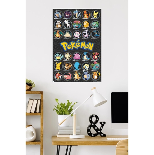 Trends International Pokémon - All Time Favorites Wall Poster, Unframed Version, 22.375" x 34"