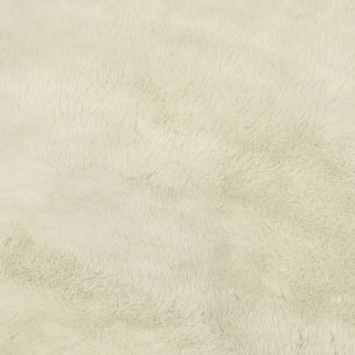 Premium-Sized Faux Fur Christmas Tree Skirt - 72" - Cream