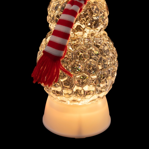 LED Lighted and Musical Snowman Christmas Snow Globe - 12"
