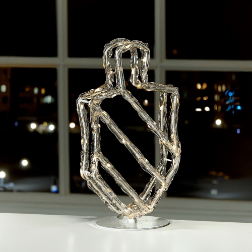 LED Lighted Twinkling Dreidel Hanukkah Decoration