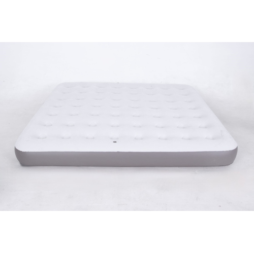 Inflatable Flocked Airbed with Rechargeable Bulit-In Electric Pump - King